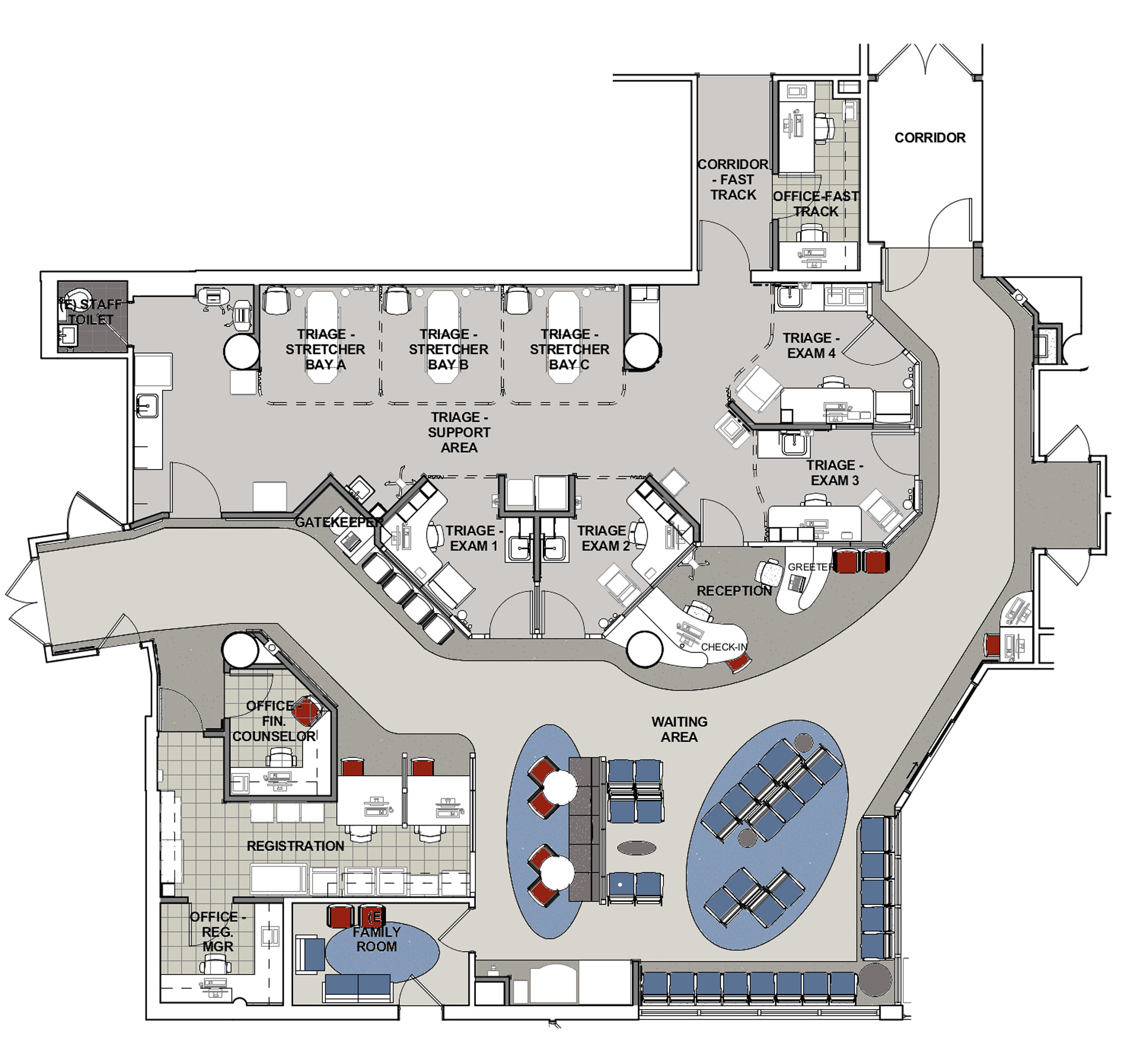 Hospital Emergency Room Floor Plan